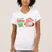 Gepersonaliseerde kerst (jouw naam) t-shirt (Voorkant)