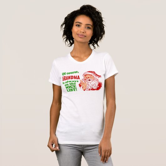 Gepersonaliseerde kerst (jouw naam) t-shirt (Voorkant volledig)