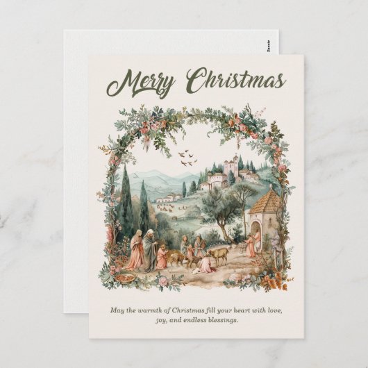 Gepersonaliseerde Kerst Kaart (Voorkant / Achterkant)