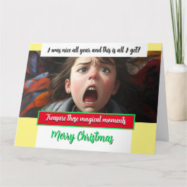 Gepersonaliseerde kerst Kaart DIT IS ALLES WAT IK 