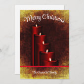 Gepersonaliseerde kerst Kaart. Feestdagenkaart (Voorkant / Achterkant)