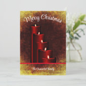 Gepersonaliseerde kerst Kaart. Feestdagenkaart (Staand voorkant)