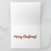 Gepersonaliseerde Kerst Kaart SPECIALE GIFT UITVER (Binnen)