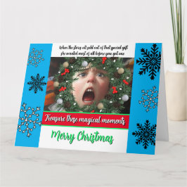 Gepersonaliseerde Kerst Kaart SPECIALE GIFT UITVER