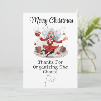 Gepersonaliseerde kerst Kaart van Boss