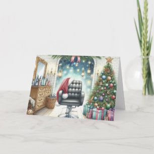 Gepersonaliseerde Kerst Kaart voor Hair Stylist