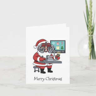 Gepersonaliseerde Kerst Kaart voor Optometrist