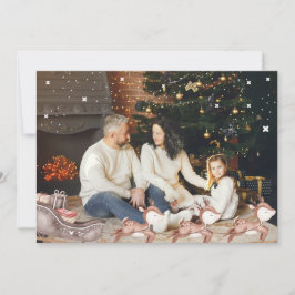 Gepersonaliseerde kerst Kaart w / Renders