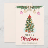 Gepersonaliseerde Kerst Kaarten Aangepaste Kerst K (Voorkant / Achterkant)