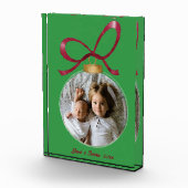 Gepersonaliseerde kerst Keepsake Fotoblokken (Rechts)