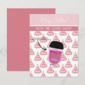 Gepersonaliseerde kerst, klein cadeau, cadeau Kaar Kaart (Voorkant / Achterkant)