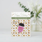 Gepersonaliseerde kerst, klein cadeau, cadeau Kaar Kaart (Staand voorkant)