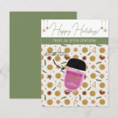 Gepersonaliseerde kerst, klein cadeau, cadeau Kaar Kaart (Voorkant / Achterkant)