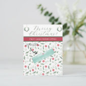 Gepersonaliseerde kerst, klein cadeau, cadeau Kaar Kaart (Staand voorkant)