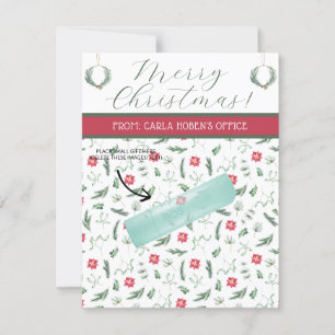 Gepersonaliseerde kerst, klein cadeau, cadeau Kaar Kaart