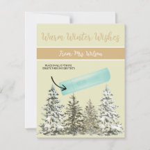 Gepersonaliseerde kerst, klein cadeau, cadeau Kaar