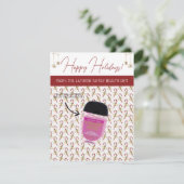 Gepersonaliseerde kerst, klein cadeau, cadeau Kaar Kaart (Staand voorkant)