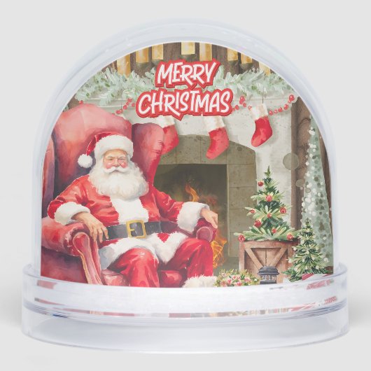 Gepersonaliseerde Kerst met Familiefoto en Naam Sneeuwbol (Voorkant)