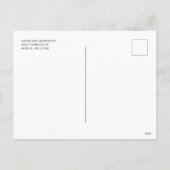 Gepersonaliseerde kerst met kerstmis Holly en Berr Feestdagenkaart (Achterkant)