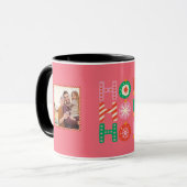 GEPERSONALISEERDE KERST MOK MET HO HO HO HO (Voorkant links)