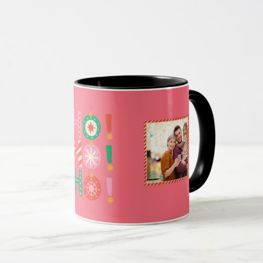 GEPERSONALISEERDE KERST MOK MET HO HO HO HO (Voorkant rechts)