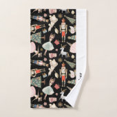 Gepersonaliseerde Kerst Notenkraker Badhanddoek Se Bad Handdoek (Handdoek)