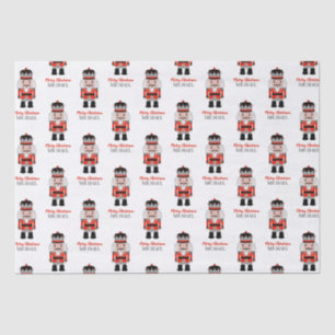 Gepersonaliseerde Kerst notenkraker tissue papier