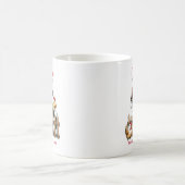 Gepersonaliseerde Kerst op de Boerderijdieren Koffiemok (Center)