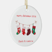 Gepersonaliseerde kerst ornament aangepaste kerst  (Rechts)