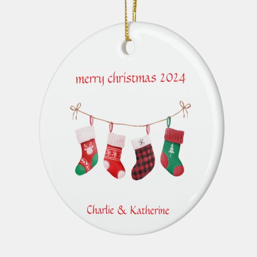 Gepersonaliseerde kerst ornament aangepaste kerst  (Links)