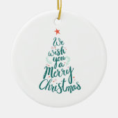 Gepersonaliseerde kerst ornament aangepaste kerst  (Voorkant)