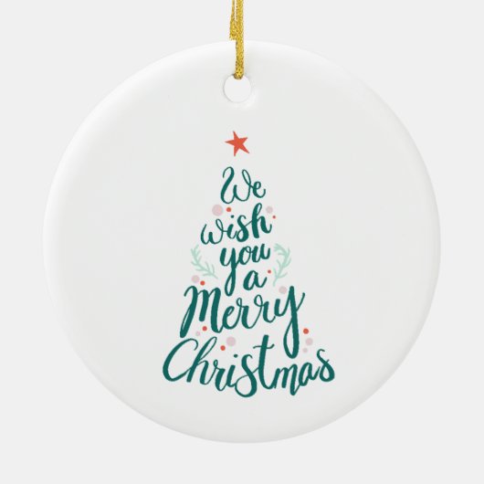 Gepersonaliseerde kerst ornament aangepaste kerst  (Achterkant)