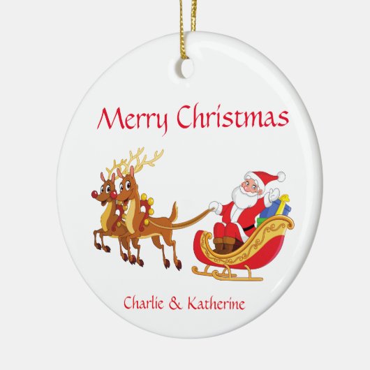 Gepersonaliseerde kerst ornament aangepaste kerst  (Links)