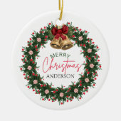 Gepersonaliseerde kerst ornament aangepaste kerst  (Voorkant)