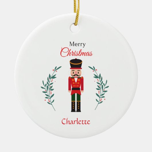Gepersonaliseerde kerst ornament aangepaste kerst  (Voorkant)