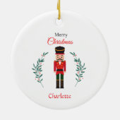 Gepersonaliseerde kerst ornament aangepaste kerst  (Achterkant)