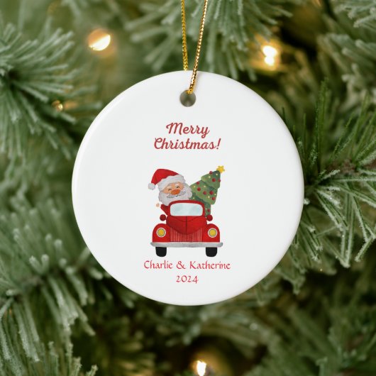 Gepersonaliseerde kerst ornament aangepaste kerst  (Boom)