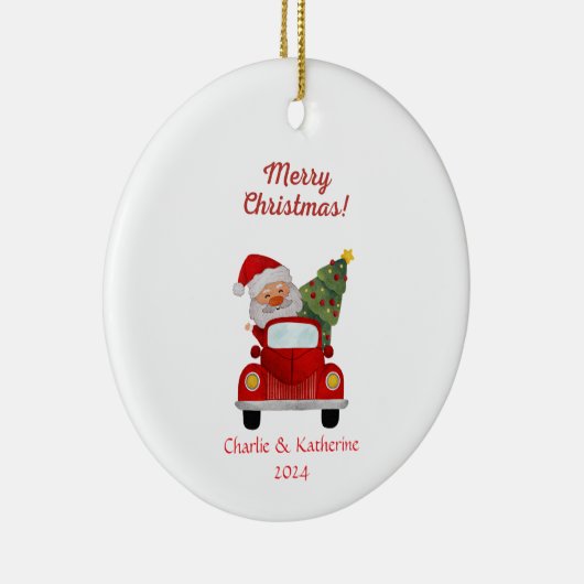 Gepersonaliseerde kerst ornament aangepaste kerst  (Rechts)