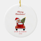 Gepersonaliseerde kerst ornament aangepaste kerst  (Achterkant)