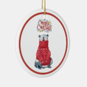 Gepersonaliseerde kerst ornament aangepaste kerst (Rechts)