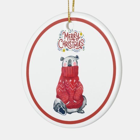 Gepersonaliseerde kerst ornament aangepaste kerst  (Links)
