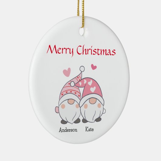 Gepersonaliseerde kerst ornament aangepaste kerst (Rechts)