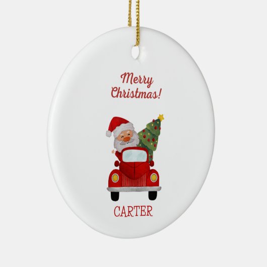 Gepersonaliseerde kerst ornament aangepaste kerst (Rechts)