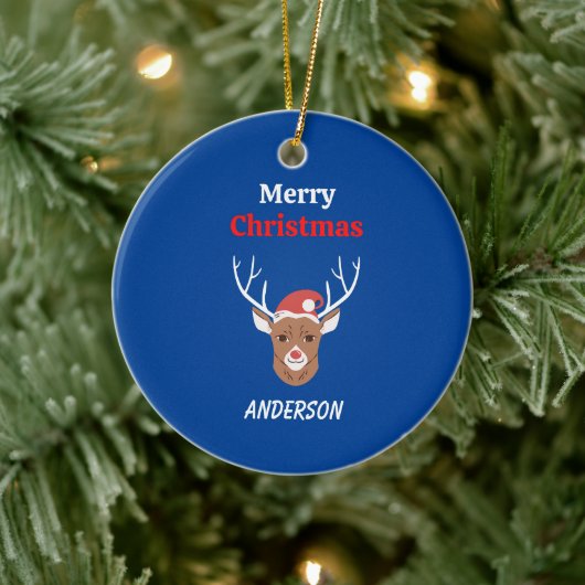 Gepersonaliseerde kerst ornament aangepaste kerst  (Boom)