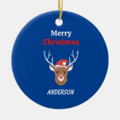 Gepersonaliseerde kerst ornament aangepaste kerst  (Voorkant)