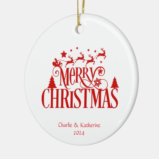 Gepersonaliseerde kerst ornament aangepaste kerst  (Links)