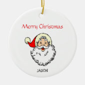 Gepersonaliseerde kerst ornament aangepaste kerst (Voorkant)