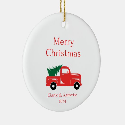 Gepersonaliseerde kerst ornament aangepaste kerst (Rechts)