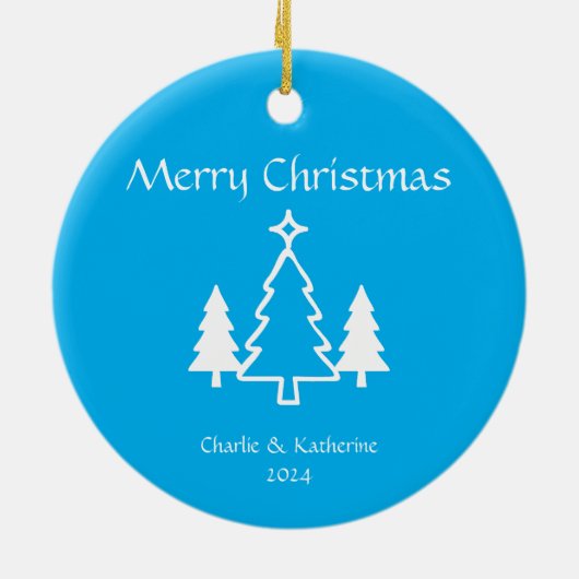 Gepersonaliseerde kerst ornament aangepaste kerst  (Achterkant)