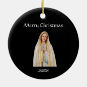 Gepersonaliseerde kerst ornament aangepaste kerst  (Achterkant)